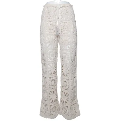 Pants (Beige) from Knitwear Cotton, Polyester