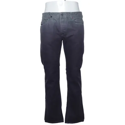 Jean (Gris) de Diesel Black Gold Coton, Cuir