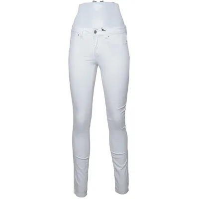 Jeans (Vit) från Joe's Bomull, Elastan