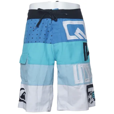 Zwemshort (Blauw, Wit, Zwart) van Quiksilver Polyester