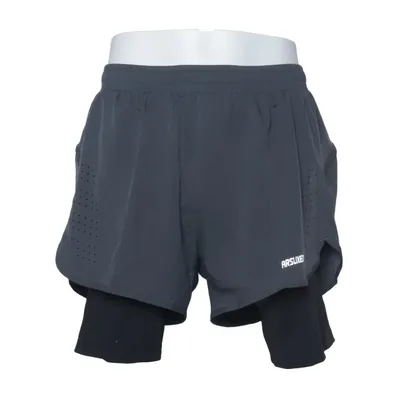 Trainingsshorts (Grijs) van Arsuxeo Elastaan, Polyester