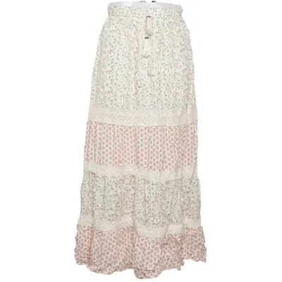 Maxi rok (Beige, Meerkleurig) van Made in italy Viscose