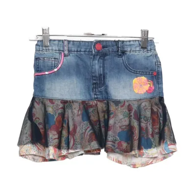 Jupe en jean (Bleu, Multicolore) de Desigual Coton, Polyester, Viscose