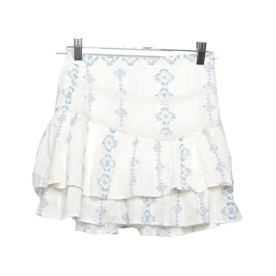Jupe (Blanc, Bleu) de H&M Coton