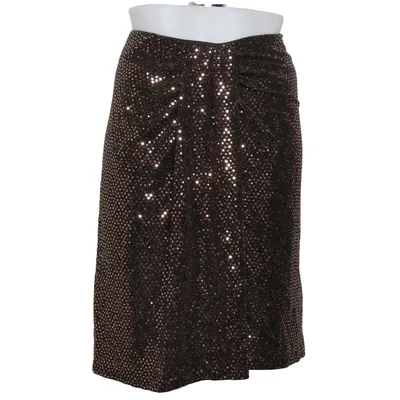 Rok (Zwart, Goud) van Usha Elastaan, Polyester