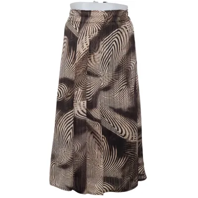 Maxi nederdel (Sort, Beige) fra Accent Polyester
