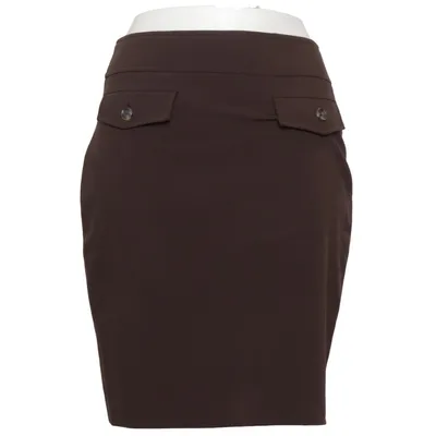 Kjol (Brun) från Cottonade Elastan, Polyester