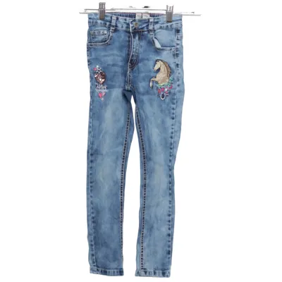 Spijkerbroek (Blauw) van Salt and Pepper Katoen, Elastaan, Polyester
