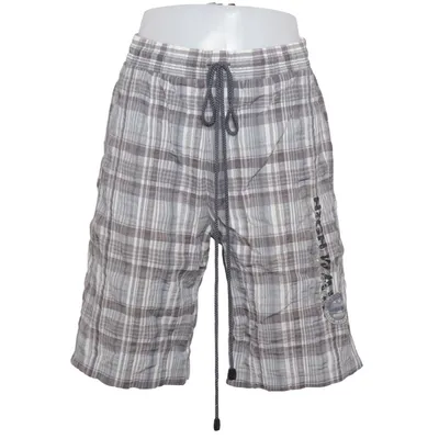 Badshorts (Grå, Vit) från Jim Spencer Bomull, Polyester