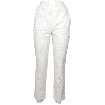 Chinos (Wit, Zwart) van Zara Basic Collection Katoen, Elastaan, Polyester