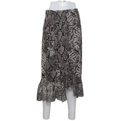 Kjol (Brun, Svart) från Zizzi Elastan, Polyester, Viskos