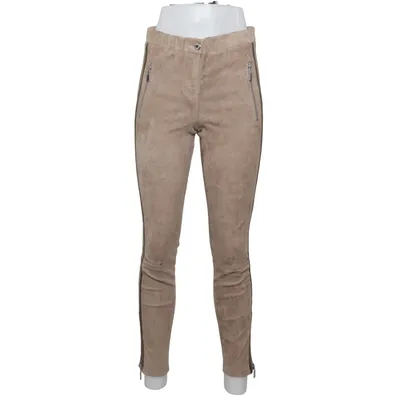 Leather pants (Beige) from Arma Cotton, Elastane, Leather