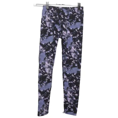 Leggings (Lila, Schwarz, Mehrfarbig) von Y.F.K Elasthan, Polyester