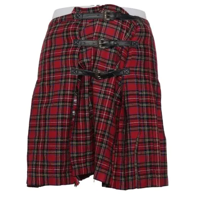 Kilt (FJUP17075K) fra The Kooples Elastan, Læder, Uld