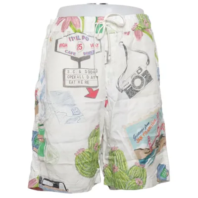 Korte broek (Wit, Meerkleurig) van Scotch & Soda Lyocell