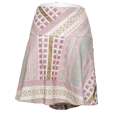 Jupe (Rose, Beige, Multicolore) de Avoca Coton, Polyester