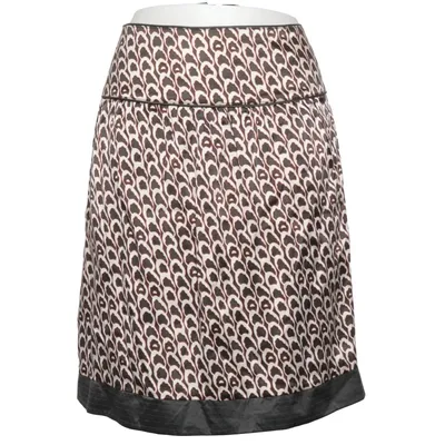 Rok (Bruin, Wit, Zwart) van By Groth Acetaat, Elastaan, Zijde