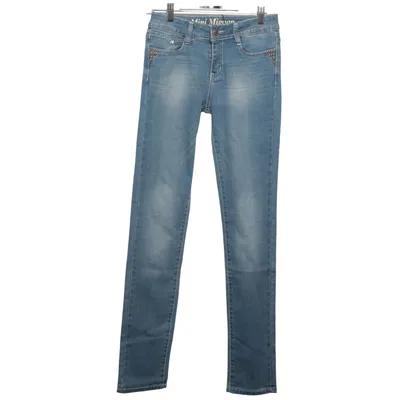 Jeans (Blå) från Mini Mignon Bomull, Elastan