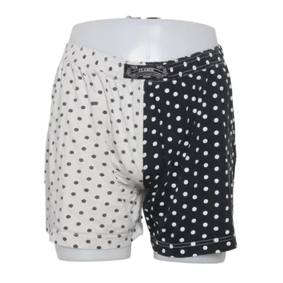 Short de pyjama (Noir, Blanc) de Claudio Campione Coton