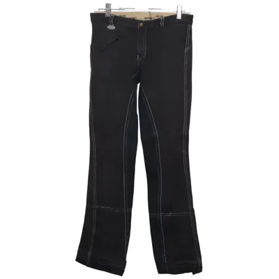 Pantalon d'équitation (Noir) de HKM Sports Equipment Coton, Élasthane, Nylon, Polyuréthane