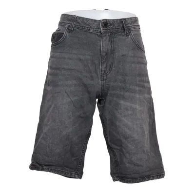 Denim shorts (Grijs) van Terranova Katoen