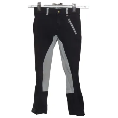 Reithose (Schwarz, Grau) von USG Baumwolle, Elasthan, Polyamid, Polyurethan