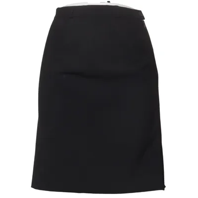 Skirt (Black) from Oui Black label Acetate, Elastane, Polyester, Wool