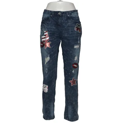 Jean (Bleu, Multicolore) de Alba Moda Coton, Élasthane