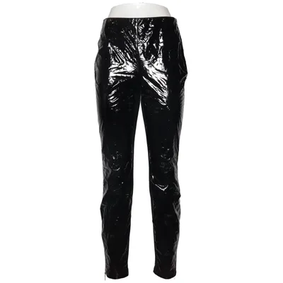 Pantalon en vinyle (Noir) de Marcel Ostertag Élasthane, Polyamide, Polyester, Polyuréthane, Viscose