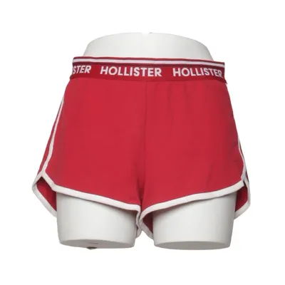 Sweat shorts (Red, White) from Hollister Cotton, Elastane, Polyester