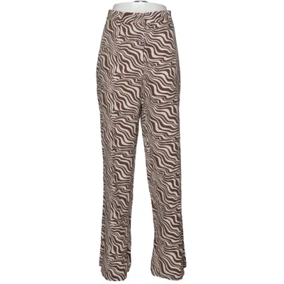 Pantalon (Marron, Blanc, Multicolore) de NA-KD Art Polyester, Viscose