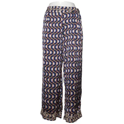 Palazzo broek (Blauw, Meerkleurig) van Meisïe Gerecycled polyester