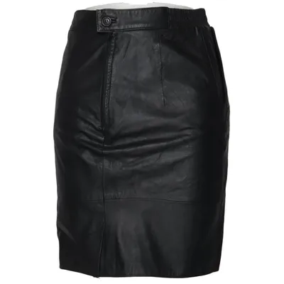 Läderkjol (Svart) från Episode Skinn, Polyamid