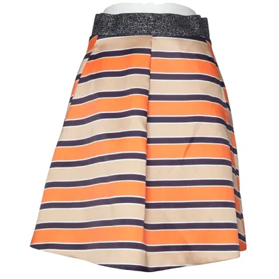 Jupe (Orange, Beige, Noir) de Anni Carlsson Acétate, Polyester