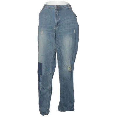 Jeans (Blue) from Ulla Popken Cotton, Elastane