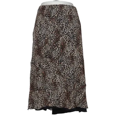 Nederdel (Brun, Sort) fra Plus Plus Polyamid, Polyester