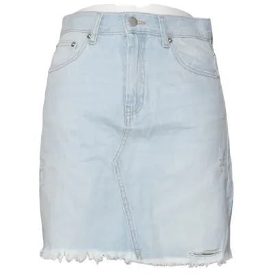 Jeanskjol (Echo Skirt Superlight Blue Ripped) från Dr. Denim Bomull