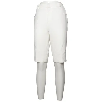 Trekvart bukser (Hvid) fra Roland Mouret Elastan, Polyester, Viscose