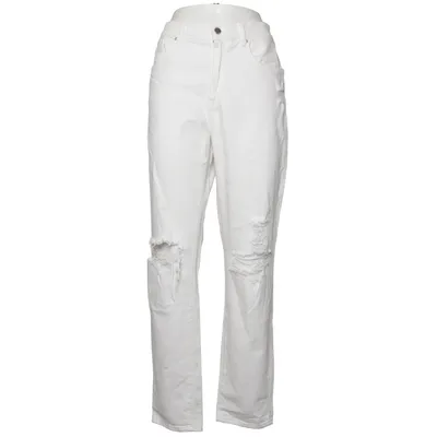Jeans (Vit) från C.O.J Bomull, Elastan
