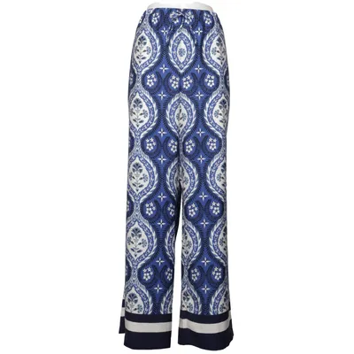 Palazzo pants (Blue, Multicolored) from H&M Polyester