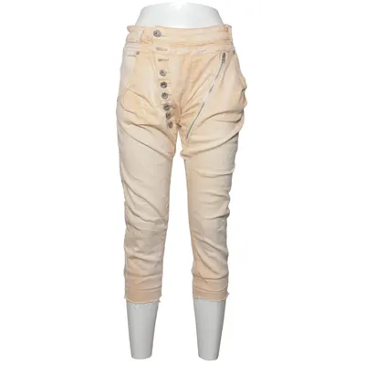 Jeans (Beige) fra Mozzaar Bomuld, Elastan