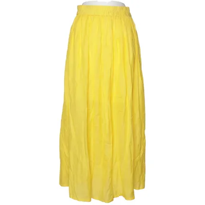Jupe longue (Jaune) de United Colors of Benetton Coton, Viscose