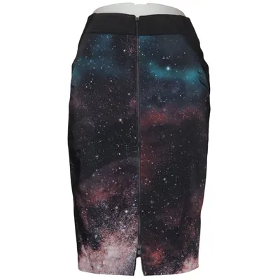 Skirt (Black, Multicolored) from Les Benjamins Elastane, Polyester