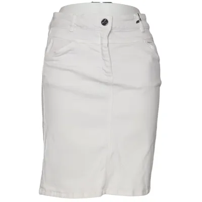 Jupe crayon (Blanc) de Thomas Rath Coton, Élasthane, Polyester