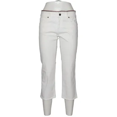 Jeans (Vit) från Burberry Bomull, Elastan