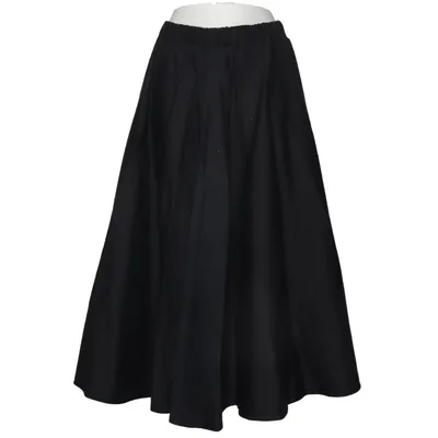 Maxi skirt (Black) from COS Cotton, Elastane, Polyamide