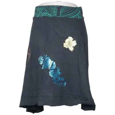 Nederdel (Grå, Flerfarvet) fra Desigual Bomuld, Polyester