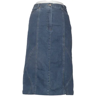 Jeansnederdel (Blå) fra Jensen Women Only Bomuld, Elastan, Polyester