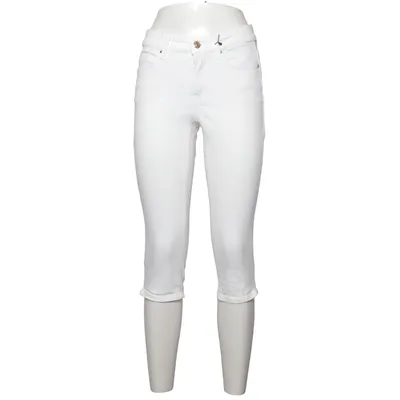Jeans (White) from Cambio Cotton, Elastane