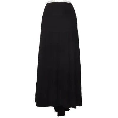 Maxi nederdel (Sort) fra Beach Time Elastan, Viscose